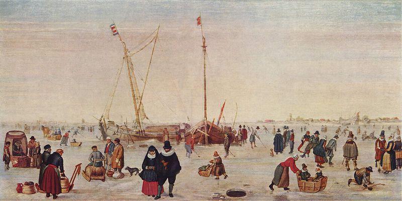  A scene on the ice